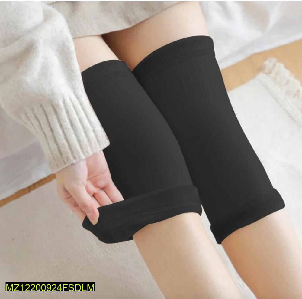 Black Wool Leg & Knee Warmer for Women & Men