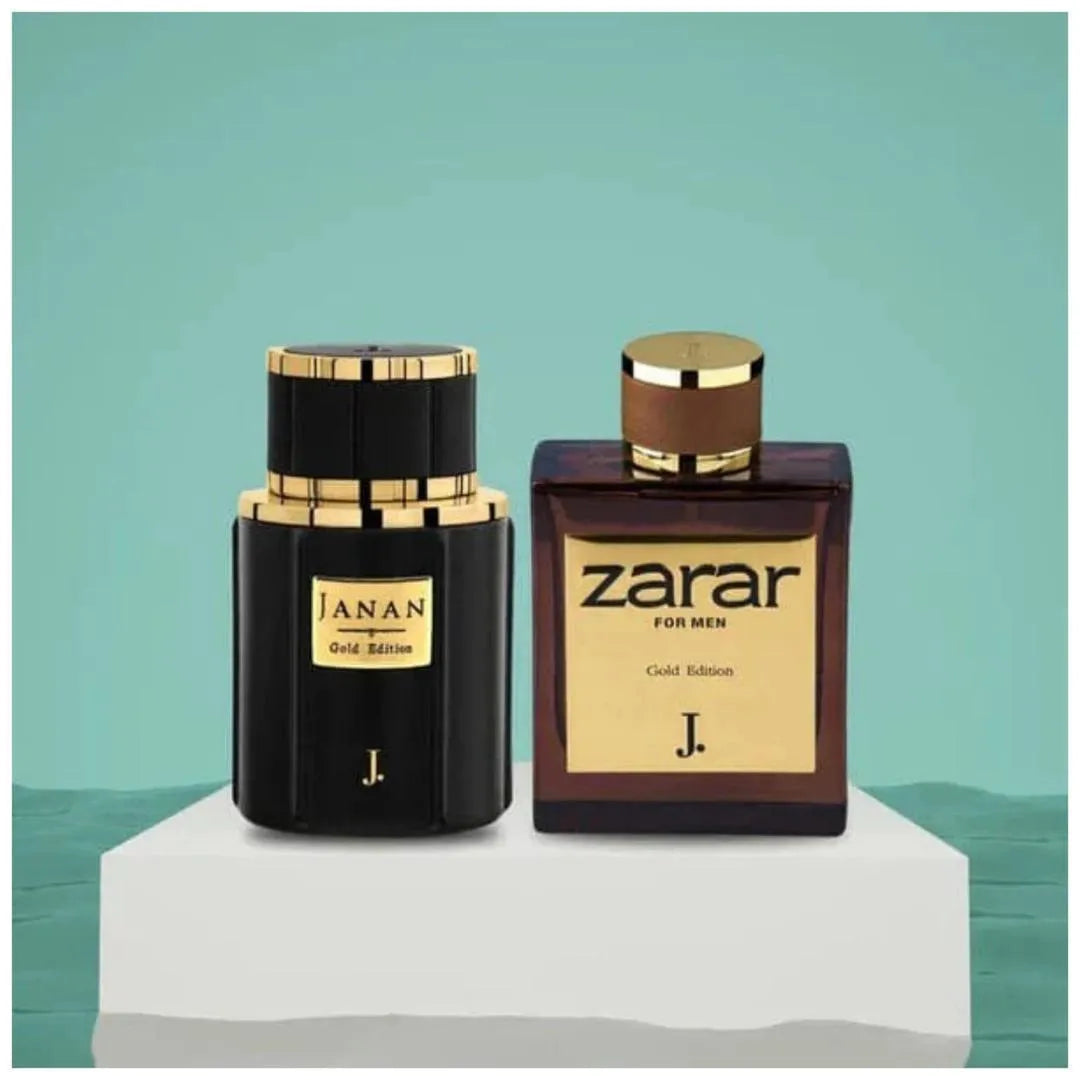 Zarar & IANAN Perfume Set for Men Women Black Gold