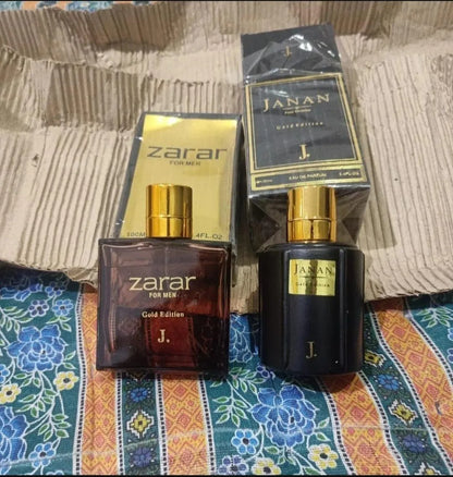 Zarar & IANAN Perfume Set for Men Women Black Gold