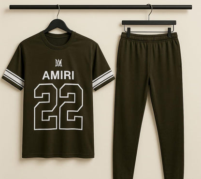 Men Green Printed Track Suit AMIRI 22