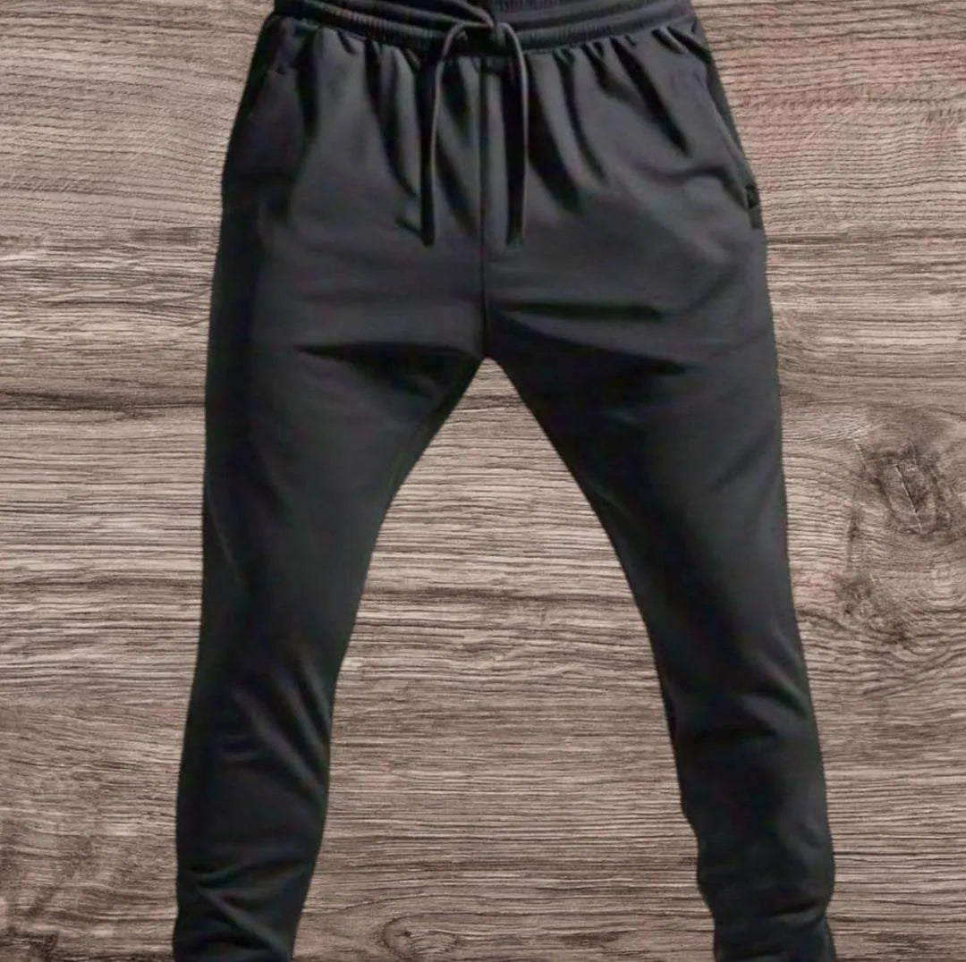 Men Flame Print Track Suit White Black Micro Interlock