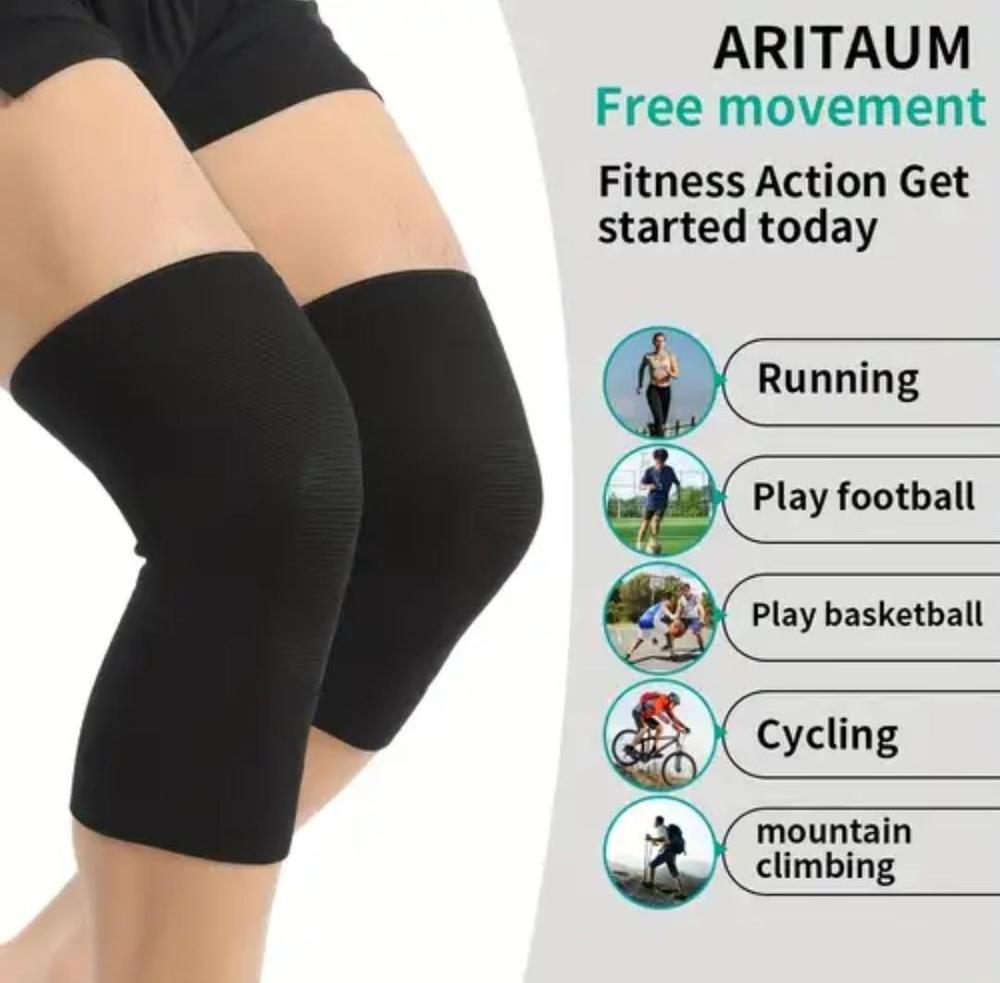 Black Wool Leg & Knee Warmer for Women & Men
