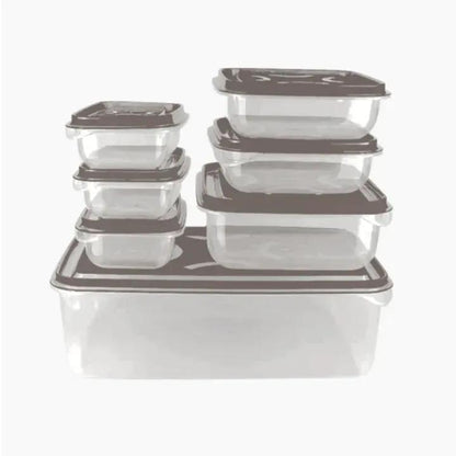 7Pc Blue ABS Plastic Storage Set for Kitchen