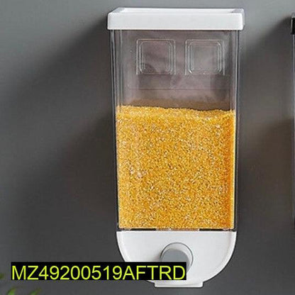 Wall-Mounted Grain Dispenser Set for Home Kitchen