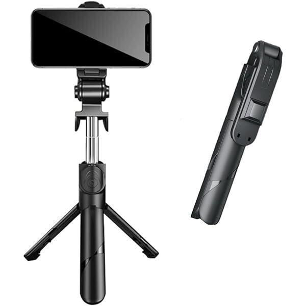 Selfie Stick Black ABS Tripod Base Adjustable Arm